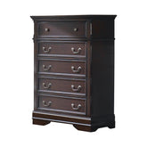 Cambridge 5-drawer Rectangular Chest Cappuccino Half Price Furniture