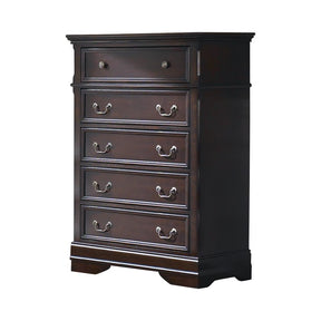 Cambridge 5-drawer Rectangular Chest Cappuccino Half Price Furniture