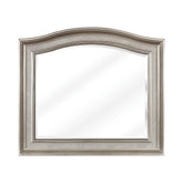 Bling Game Arched Dresser Mirror Metallic Platinum Half Price Furniture
