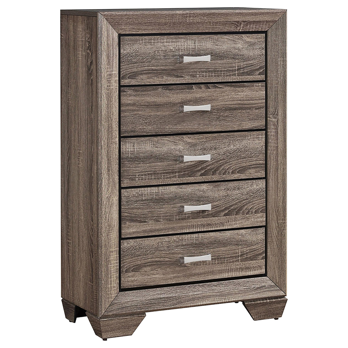 Kauffman 5-drawer Chest Washed Taupe  Half Price Furniture