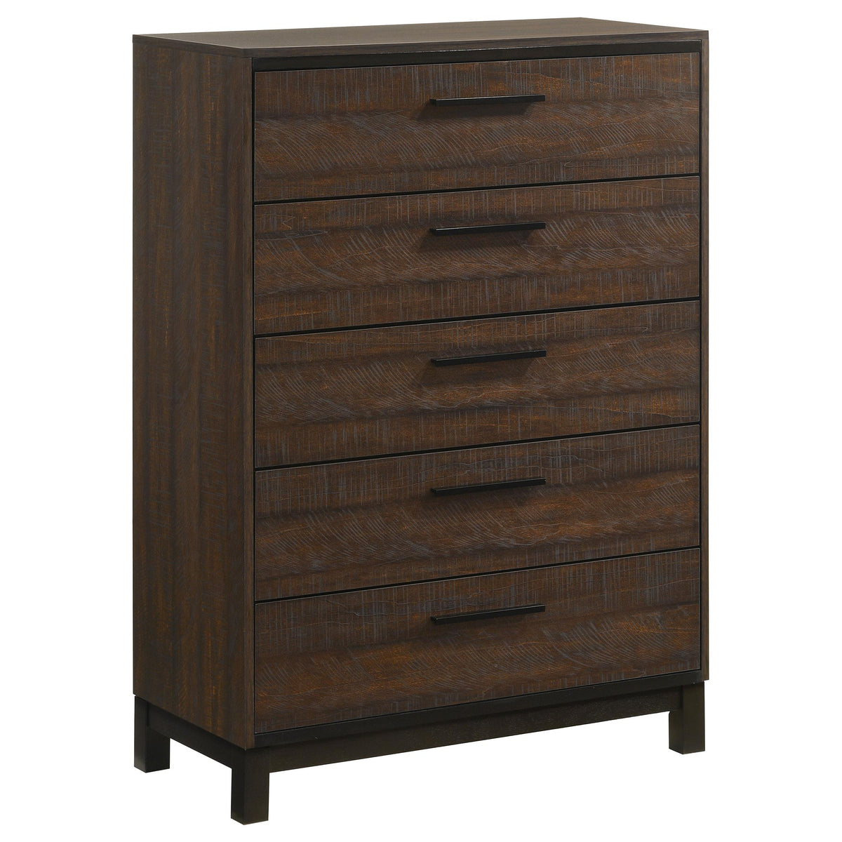 Edmonton 5-drawer Chest Rustic Tobacco Half Price Furniture