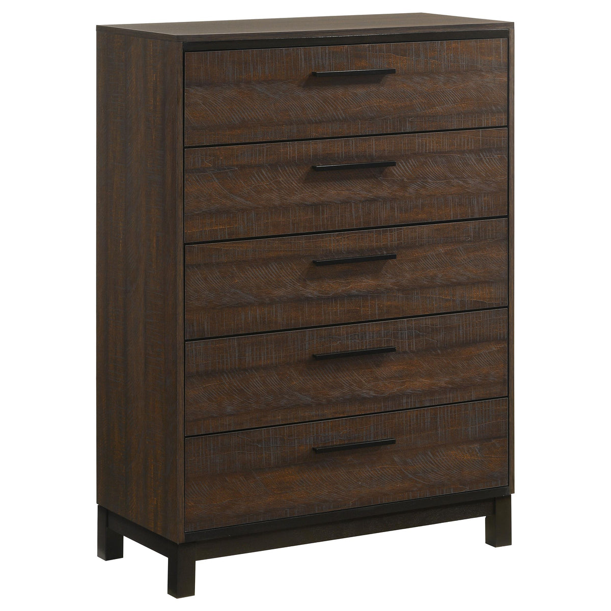 Edmonton 5-drawer Chest Rustic Tobacco  Half Price Furniture