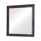 Kauffman Rectangular Dresser Mirror Dark Cocoa Half Price Furniture