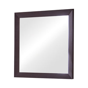Kauffman Rectangular Dresser Mirror Dark Cocoa Half Price Furniture