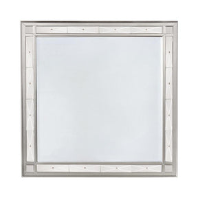 Leighton Beveled Dresser Mirror Metallic Mercury Half Price Furniture