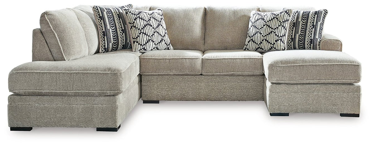 Calnita 2-Piece Sectional with Chaise  Half Price Furniture