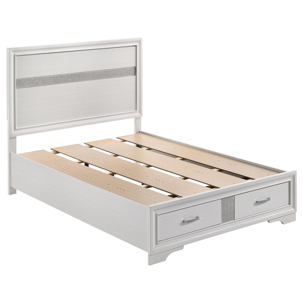 Miranda Full Storage Bed White Miranda Full Storage Bed White Half Price Furniture