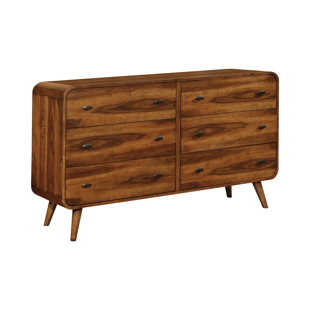 Robyn 6-drawer Dresser Dark Walnut  Half Price Furniture