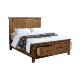 Brenner Full Storage Bed Rustic Honey  Half Price Furniture