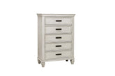 Franco 5-drawer Chest Antique White Half Price Furniture