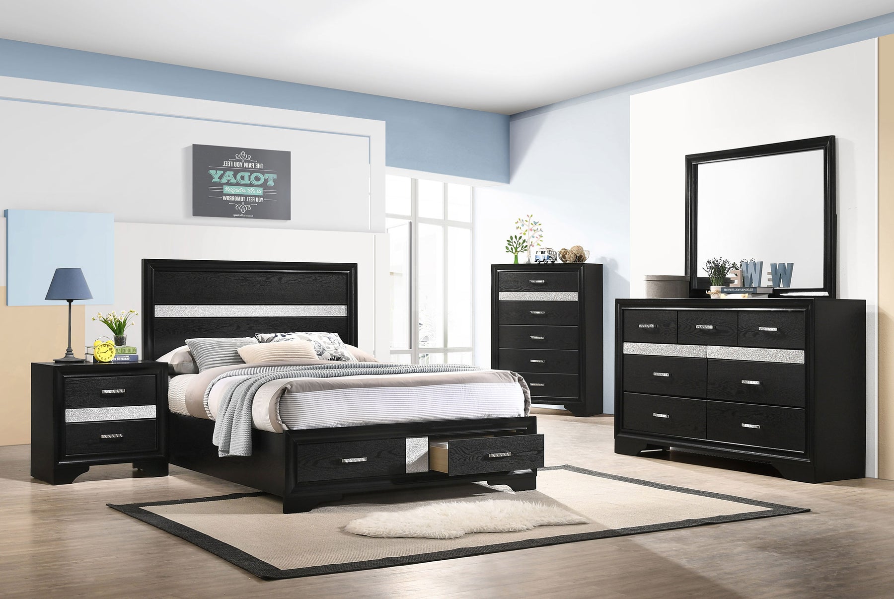 Miranda Storage Bedroom Set - Half Price Furniture