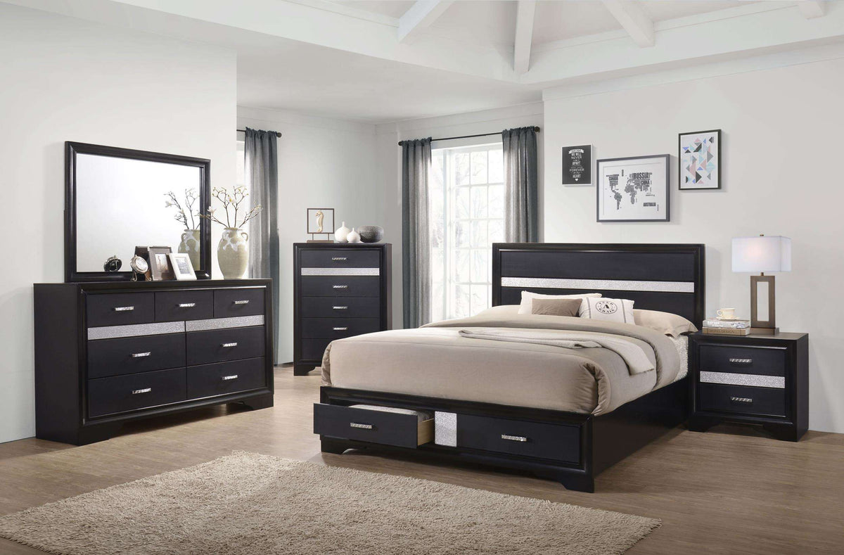 206361Q S5 Q 5PC SET (Q.BED,NS,DR,MR,CH) Half Price Furniture