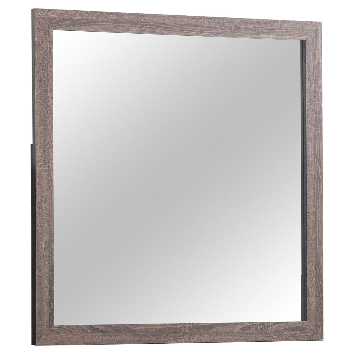 Brantford Rectangle Dresser Mirror Barrel Oak  Half Price Furniture