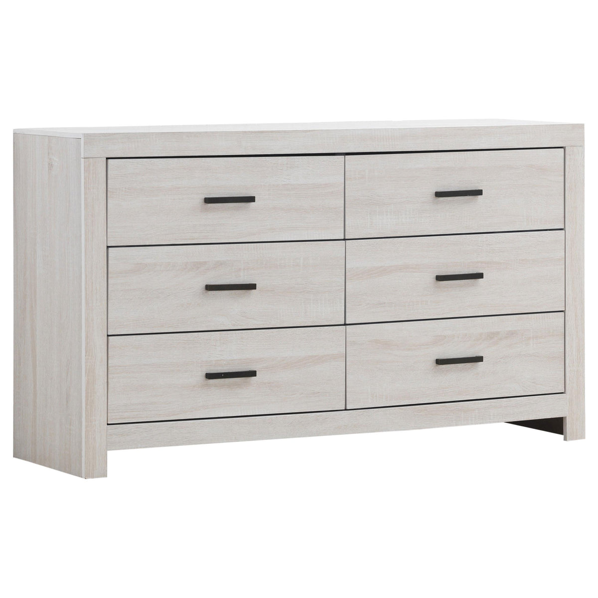 Brantford 6-drawer Dresser Coastal White Half Price Furniture