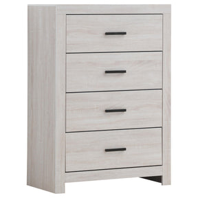 Brantford 4-drawer Chest Coastal White Half Price Furniture