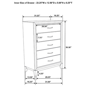 Watson Bedroom Set Grey Oak - Youth Bedroom Set - Half Price Furniture
