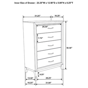 Watson Bedroom Set Grey Oak - Half Price Furniture