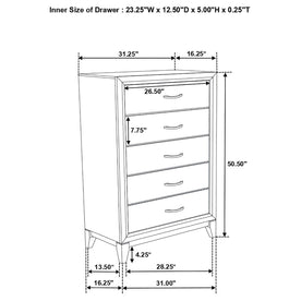 Watson Bedroom Set Grey Oak and Black Half Price Furniture