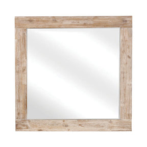 Marlow Rectangular Dresser Mirror Rough Sawn Multi Half Price Furniture