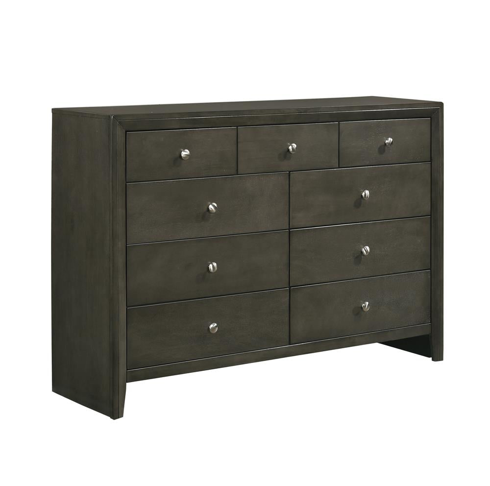 Serenity 9-drawer Dresser Mod Grey Serenity 9-drawer Dresser Mod Grey Half Price Furniture