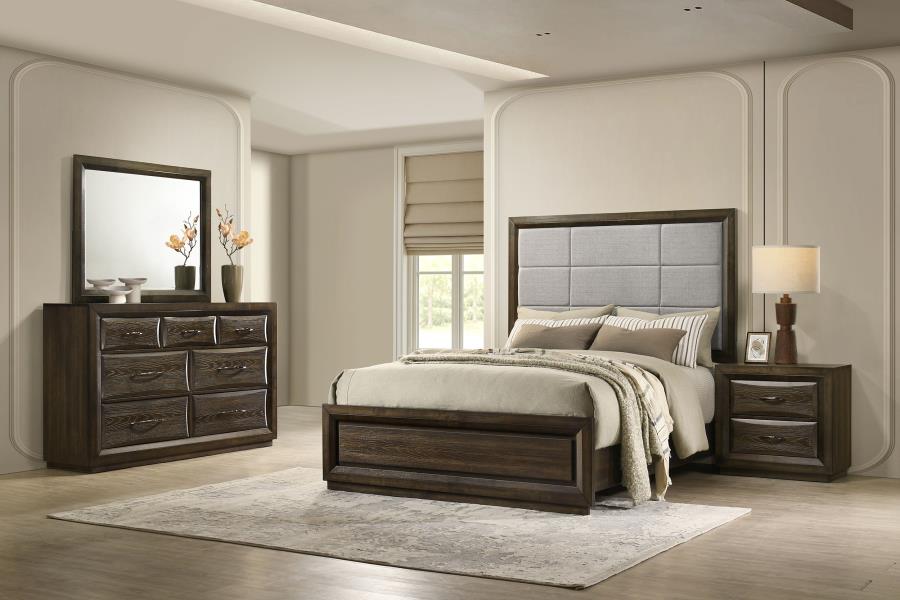 Atlas 4-Piece Bedroom Set Dark Oak - King