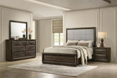 Atlas 4-Piece Bedroom Set Dark Oak - Queen