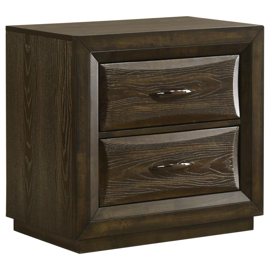 Atlas 4-Piece Bedroom Set Dark Oak