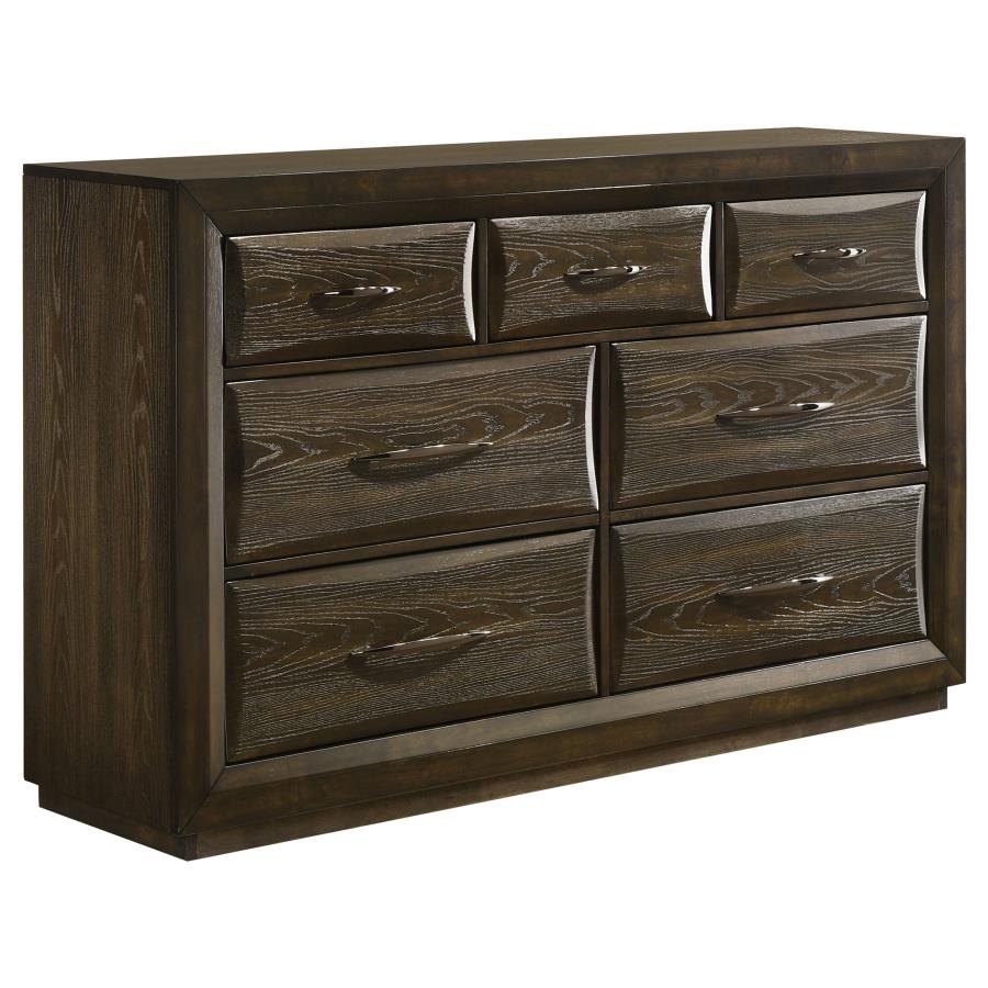 Atlas 4-Piece Bedroom Set Dark Oak