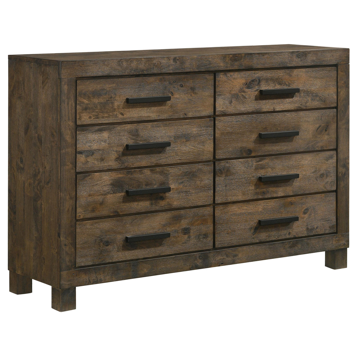 Woodmont 8-drawer Dresser Rustic Golden Brown Woodmont 8-drawer Dresser Rustic Golden Brown Half Price Furniture