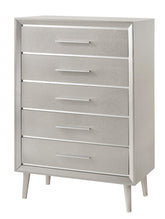 Ramon 5-drawer Chest Metallic Sterling Half Price Furniture