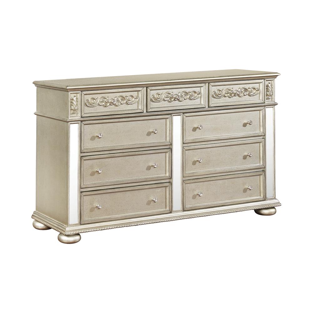 Heidi 9-drawer Dresser Metallic Platinum  Half Price Furniture