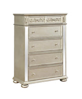 Heidi 5-drawer Chest Metallic Platinum Half Price Furniture