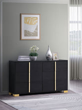 Marceline 6-drawer Dresser Black Marceline 6-drawer Dresser Black Half Price Furniture