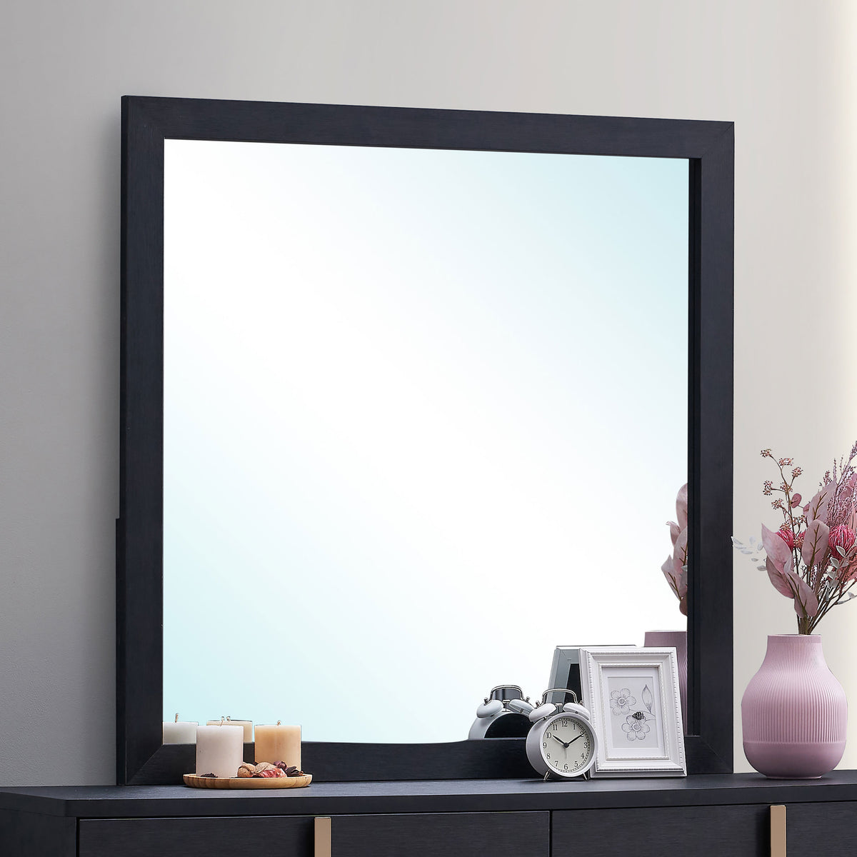 Marceline Dresser Mirror Black Marceline Dresser Mirror Black Half Price Furniture