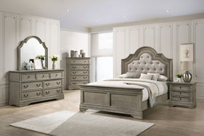 Manchester Bedroom Set with Upholstered Arched Headboard Wheat - Bedroom Set - Half Price Furniture