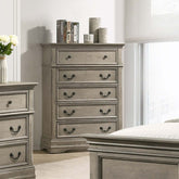 Manchester 5-drawer Chest Wheat Half Price Furniture