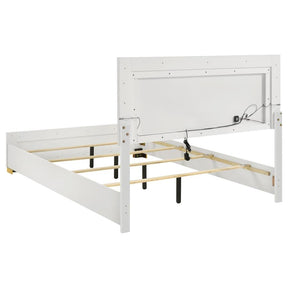 Marceline 4-Piece Bedroom Set with LED Headboard White