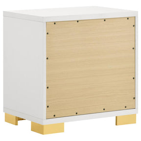 Marceline 4-Piece Bedroom Set with LED Headboard White