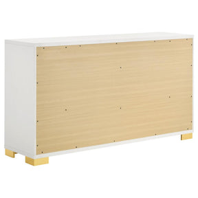 Marceline 4-Piece Bedroom Set with LED Headboard White