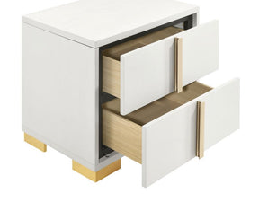 Marceline 4-Piece Bedroom Set with LED Headboard White