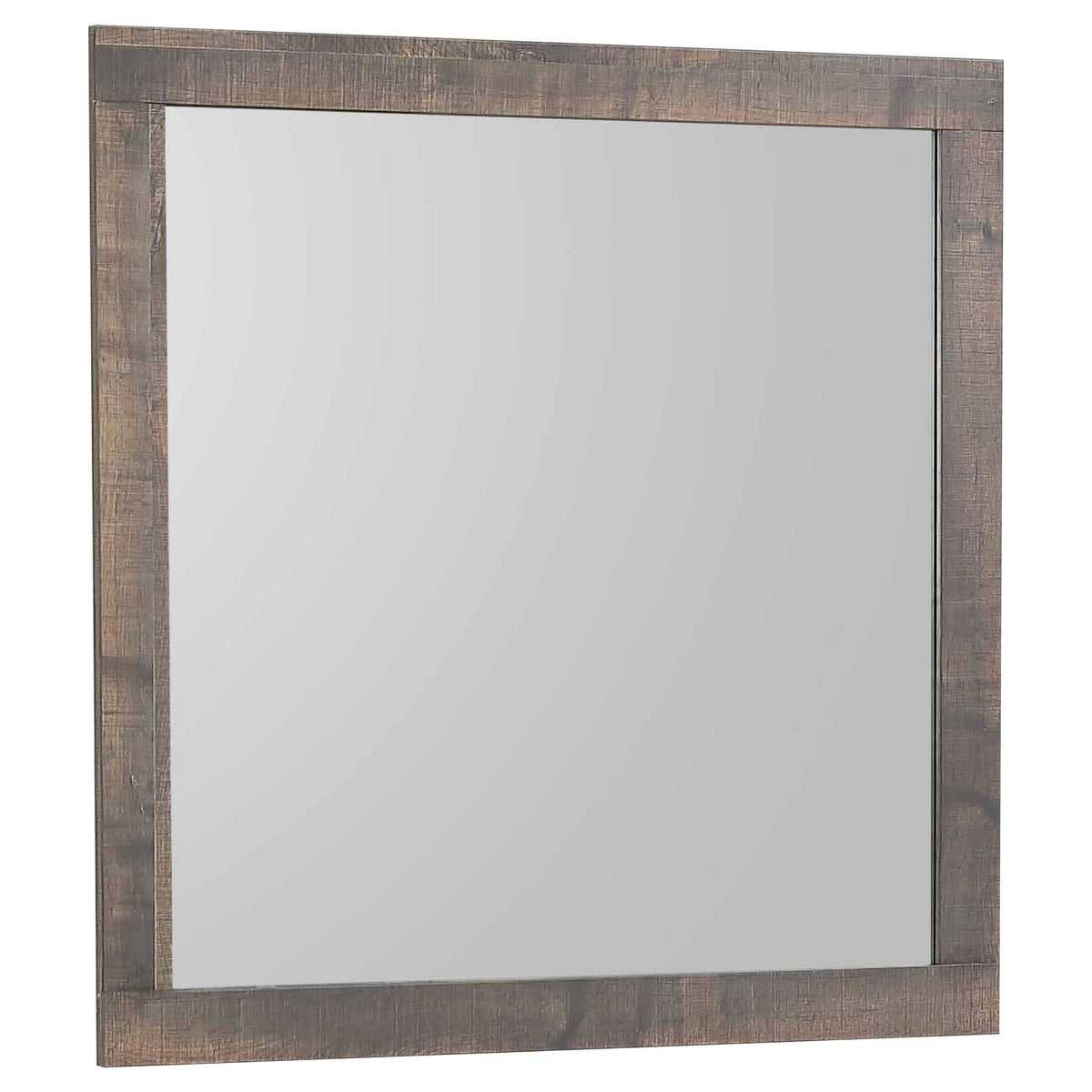 Frederick Square Dresser Mirror Weathered Oak Half Price Furniture