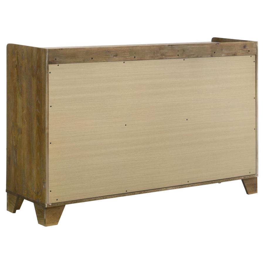 Henderson 4-Piece Bedroom Set Medium Oak