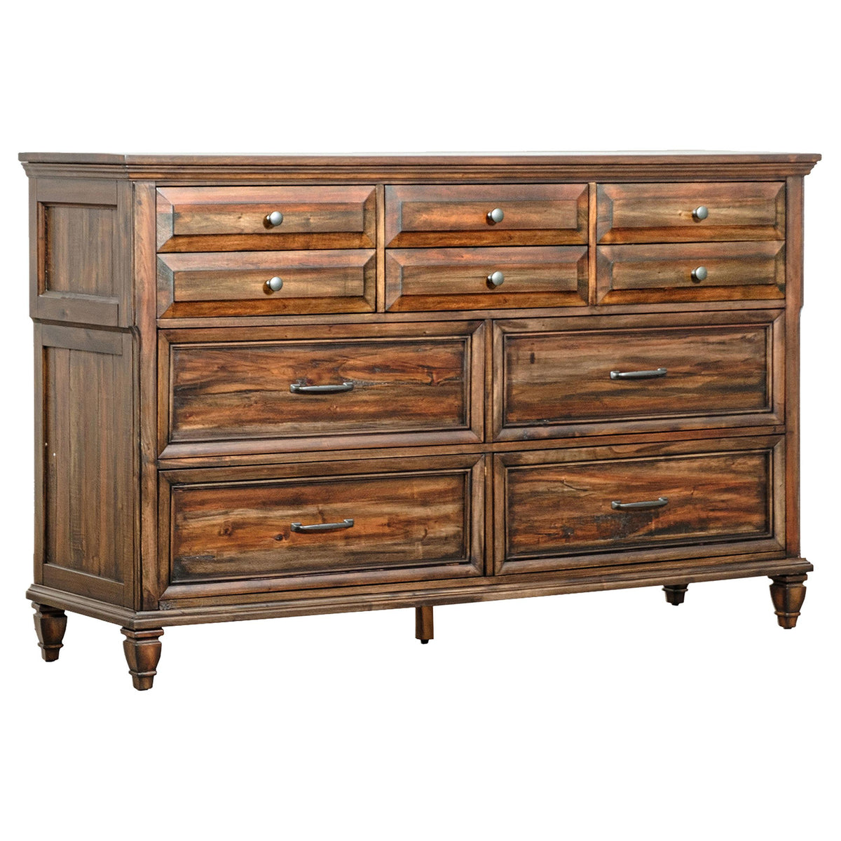 Avenue 8-drawer Dresser Weathered Burnished Brown  Half Price Furniture