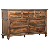 Avenue 8-drawer Dresser Weathered Burnished Brown Avenue 8-drawer Dresser Weathered Burnished Brown Half Price Furniture