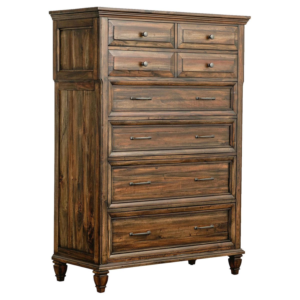Avenue 8-drawer Chest Weathered Burnished Brown Half Price Furniture