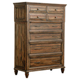 Avenue 8-drawer Chest Weathered Burnished Brown Half Price Furniture