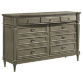 Alderwood 9-drawer Dresser French Grey - Half Price Furniture