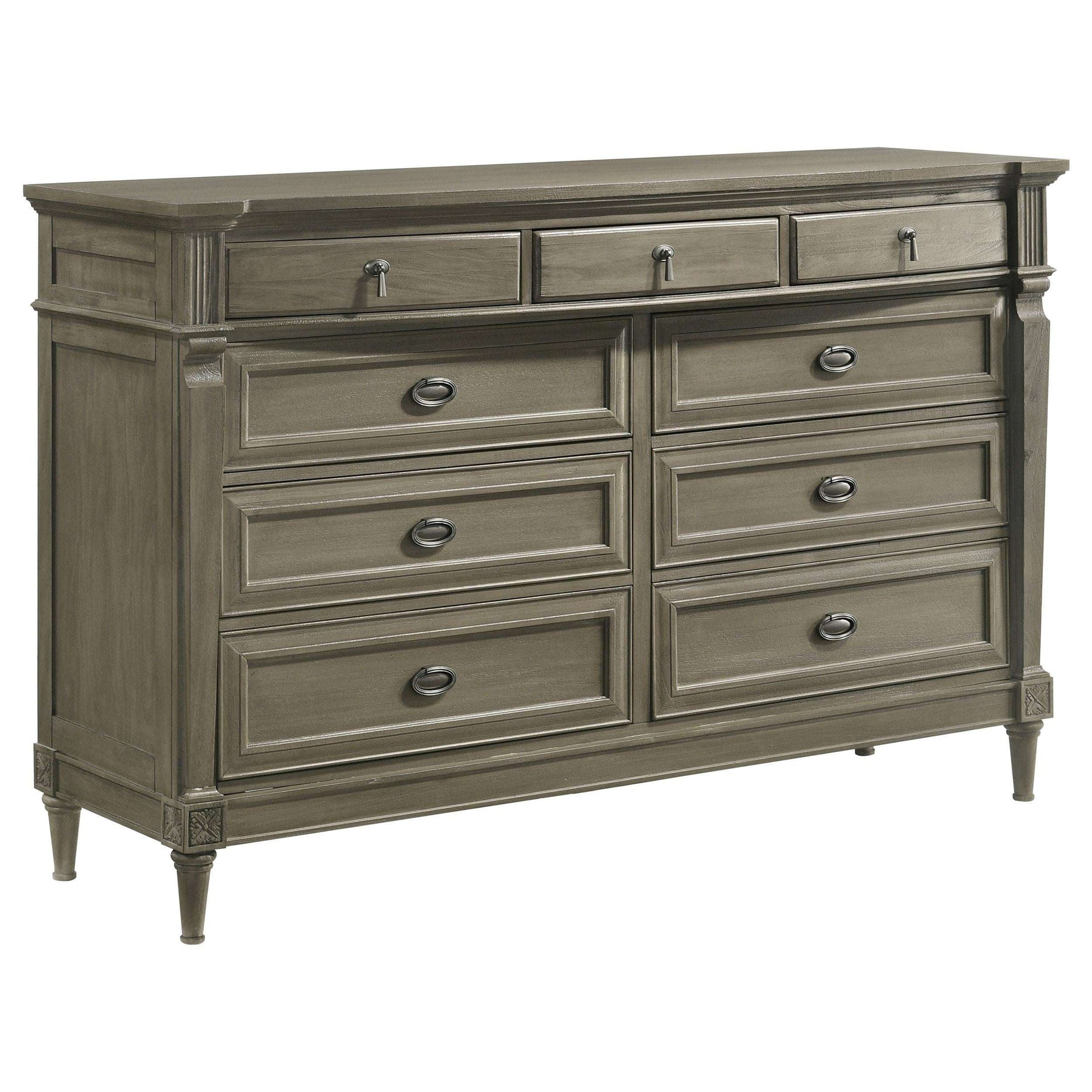 Alderwood 9-drawer Dresser French Grey - Half Price Furniture