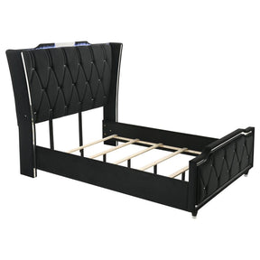 Lorient 4-Piece Bedroom Set Black