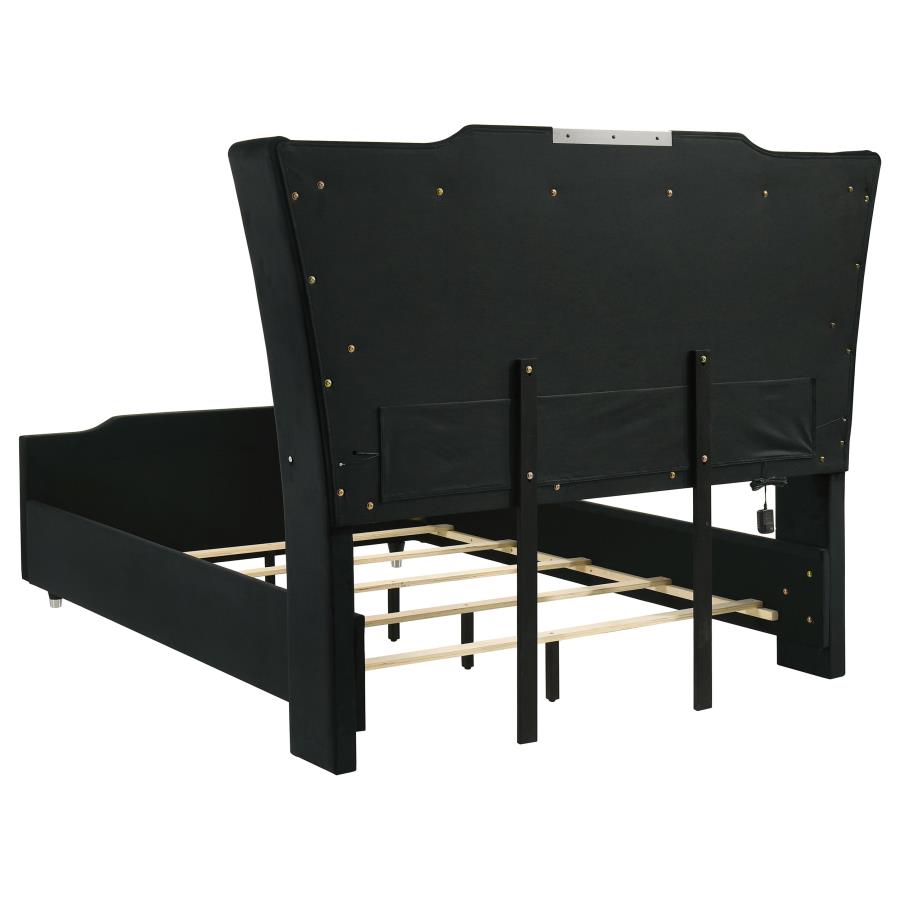 Lorient 4-Piece Bedroom Set Black